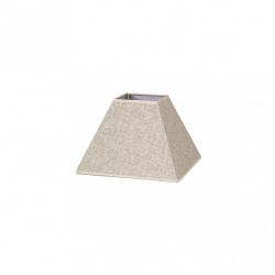 Pantalla Piramide Tenorio E27 Lino Beis 25dx11dx18h