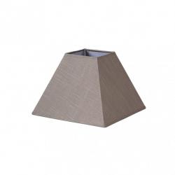 Pantalla Piramide Tenorio E27 Lino Gris 35dx15dx25h