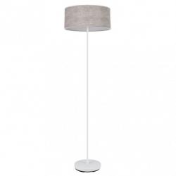 Pie Salon Jerte 1xe27  Blanco/cemento Gris 165x40x40 Cm