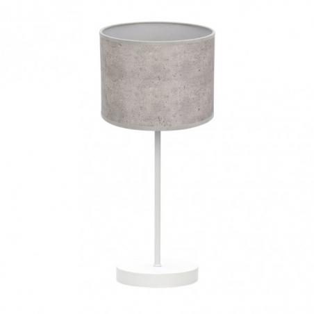 Sobremesa Jerte 1xe14  Blanco/cemento Gris 42x17x17 Cm