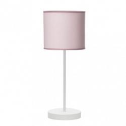 Sobremesa Ibor 1xe14  Blanco/rosa 42x17x17 Cm