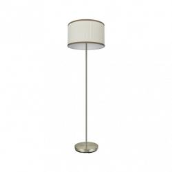Pie Salon Soprano 1xe27 Cuero/beis 154x40x40 Cm