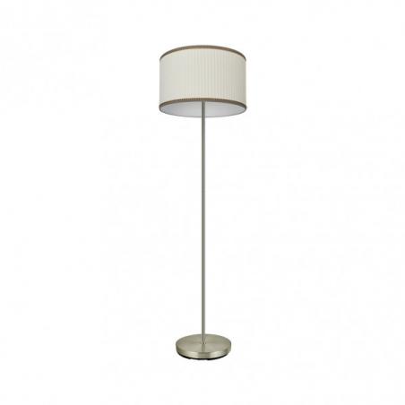 Pie Salon Soprano 1xe27 Cuero/beis 154x40x40 Cm