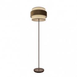 Pie De Salon Reyes 1xe27 Marron/natural-marron 160x40x40cm