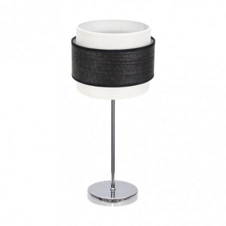 Sobremesa Myriam 1xe14 Cromo/Madera Negra 47x18x18 cm
