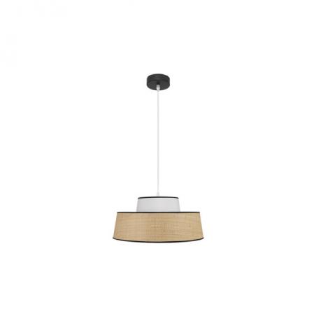 Colgante Jia 1xe27 Natural/blanco Regx40x40 cm