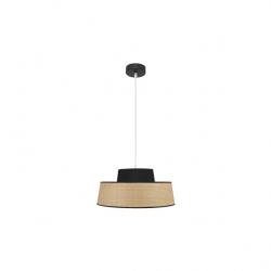 Colgante Jia 1xe27 Natural/negro Regx40x40 cm