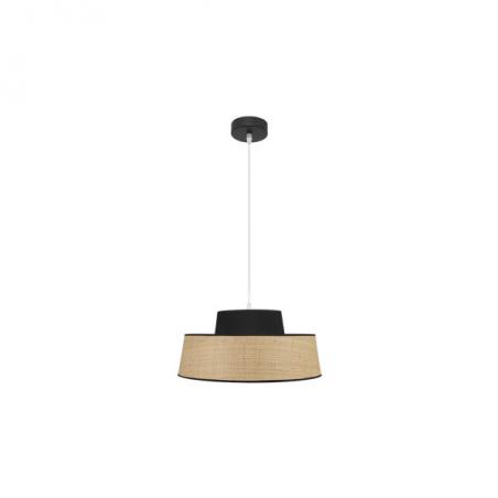 Colgante Jia 1xe27 Natural/negro Regx40x40 cm