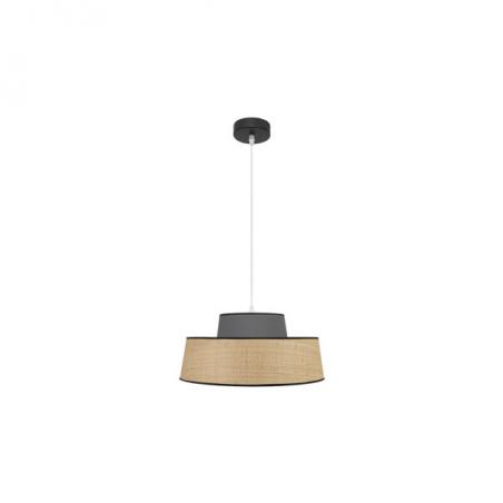 Colgante Jia 1xe27 Natural/gris Regx40x40 cm