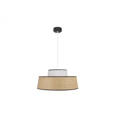Colgante Jia 1xe27 Natural/blanco Regx50x50 cm
