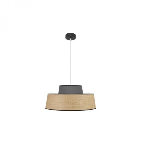 Colgante Jia 1xe27 Natural/gris Regx50x50 cm