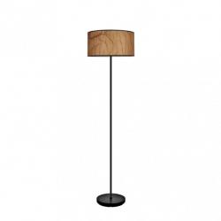 Pie Salon Papiro 1xe27 Pergamino/negro 162x40x40 Cm