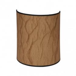 Aplique Papiro 1xe27 Pergamino/negro 30x25x13 cm