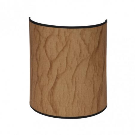 Aplique Papiro 1xe27 Pergamino/negro 30x25x13 cm