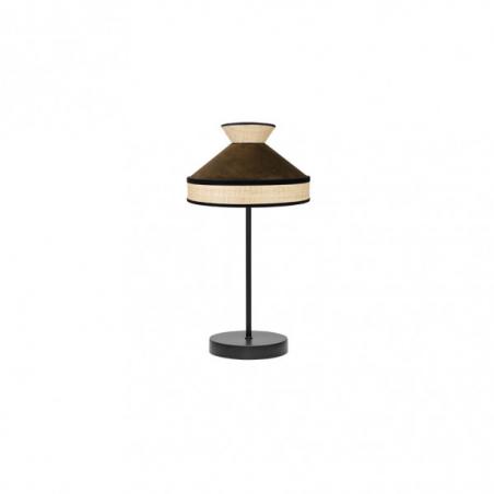 Sobremesa Fabrizio 1xe14 Natural/marron 45x20x20 Cm