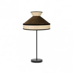 Sobremesa Alto Fabrizio 1xe27 Natural/marron 61x30x30 Cm