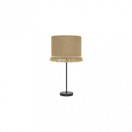 Sobremesa Alto Sibila 1xe27 Negro /arena 62x30x30 Cm