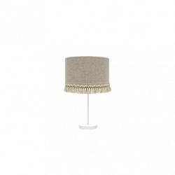 Sobremesa Alto Vera 1xe27 Blanco/beis 62x30x30 Cm