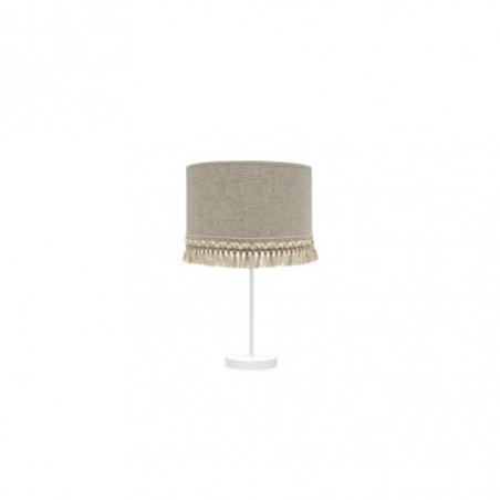 Sobremesa Alto Vera 1xe27 Blanco/beis 62x30x30 Cm