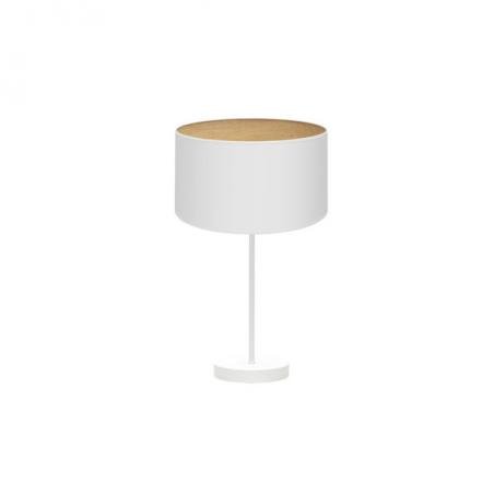 Sobremesa Alto Tania 1xe27 Blanco/blanco-madera Clara 62x30x30 Cm
