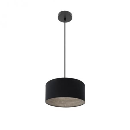 Colgante Tania 1xe27 Negro/negro-madera Gris Regx30x30 Cm