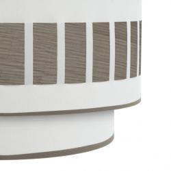 Aplique Ivanna 1xe27 Blanco-madera Gris 17x30x15 Cm
