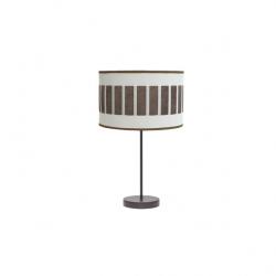 Sobremesa Alto Ivanna 1xe27 Marron/blanco-oxido 62x30x30 Cm