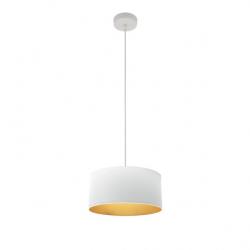 Colgante Anuska 1xe27 Blanco/blanco-oro Regx30x30 Cm