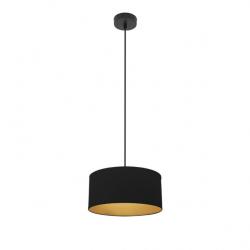 Colgante Anuska 1xe27 Negro/negro-oro Regx30x30 Cm