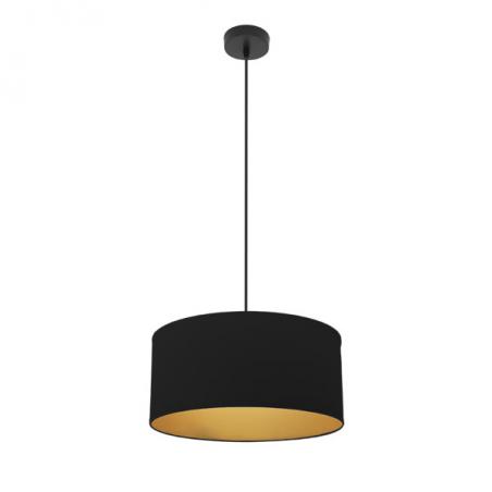 Colgante Anuska 1xe27 Negro/negro-oro Regx40x40 Cm