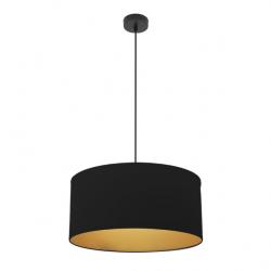 Colgante Anuska 1xe27 Negro/negro-oro Regx50x50 Cm
