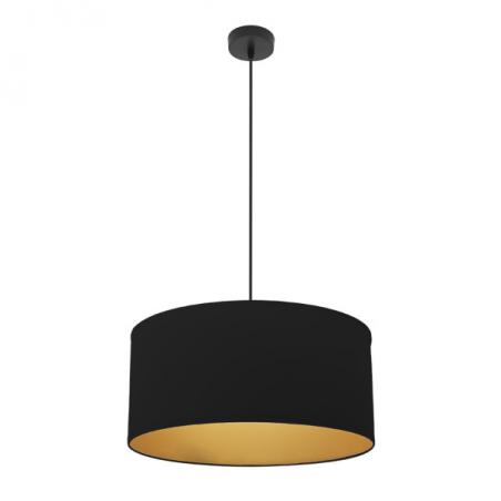 Colgante Anuska 1xe27 Negro/negro-oro Regx50x50 Cm