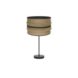 Sobremesa Grande Natalia 1xe27 Negro/saco-negro 62x30x30 Cm