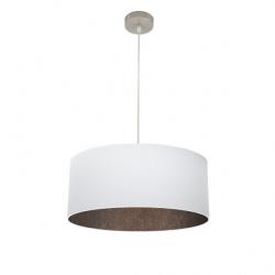 Colgante Tatiana 1xe27 Niquel/blanco-oxido Regx50x50 Cm