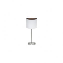 Sobremesa Tatiana 1xe14 Niquel/blanco-oxido 42x17x17 Cm