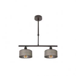 Lampara Gilda 2xe14 Marron Regx43x14 Cm