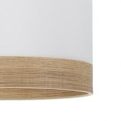 Pie Salon Olga 1xe27 Blanco/blanco-mad.clara 162x40x40 Cm