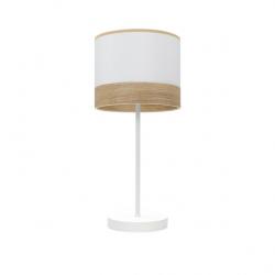 Sobremesa Olga 1xe14 Blanco/blanco-mad.clara 42x18x18 Cm