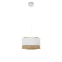 Colgante Olga 1xe27 Blanco/blanco-mad.clara Regx30x30 Cm