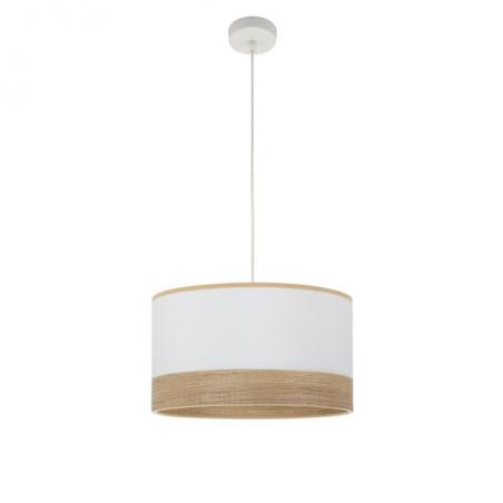 Colgante Olga 1xe27 Blanco/blanco-mad.clara Regx40x40 Cm