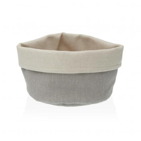 CESTA TEXTIL GRIS CLARO