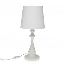 LAMPARA DE MESA GENE BLANCA