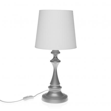 LAMPARA DE MESA GENE GRIS