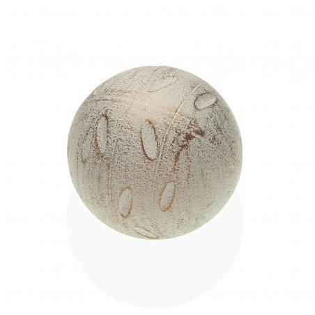 ESFERA DECO. BLANCO Y DORADO