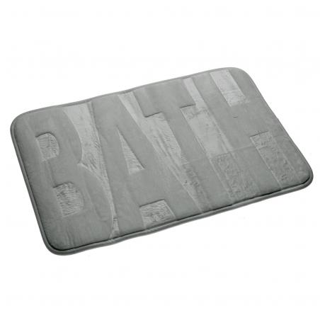 ALFOMBRA BAÑO BATH GRIS