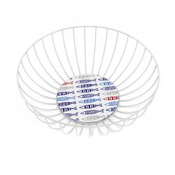 CESTA METALICA BLANCA FISH