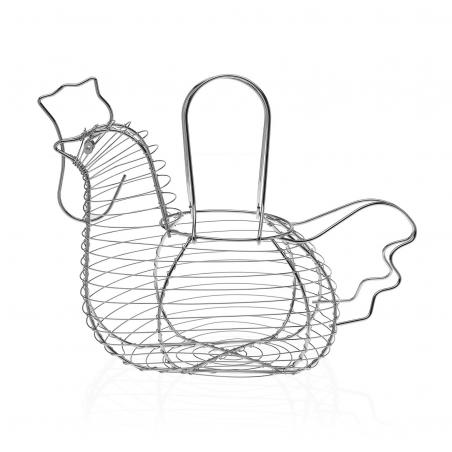 HUEVERA FORMA GALLINA CHROME