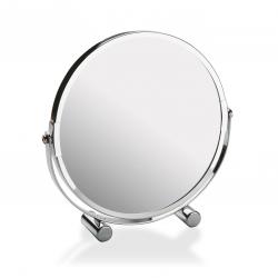 ESPEJO CON SOPORTE PLATEADO X7