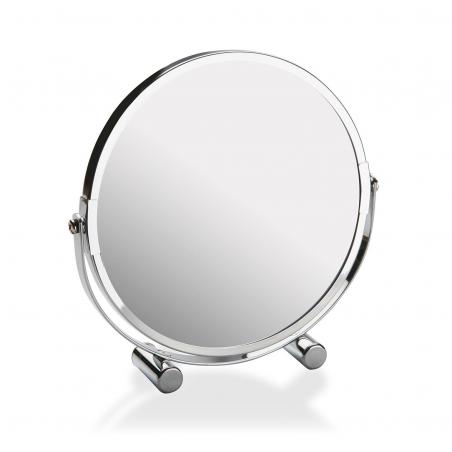 ESPEJO CON SOPORTE PLATEADO X7