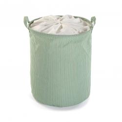CESTO ROPA CON TAPA VERDE